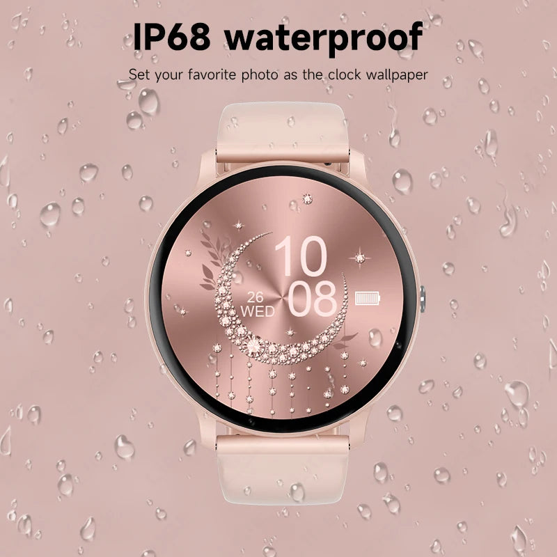 LIGE Smartwatch Bluetooth Call Fitness Heart Rate Monitor For Android IOS