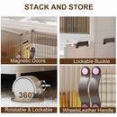 Foldable Storage Boxes Stackable 2 Tiers Multifunctional Organizers