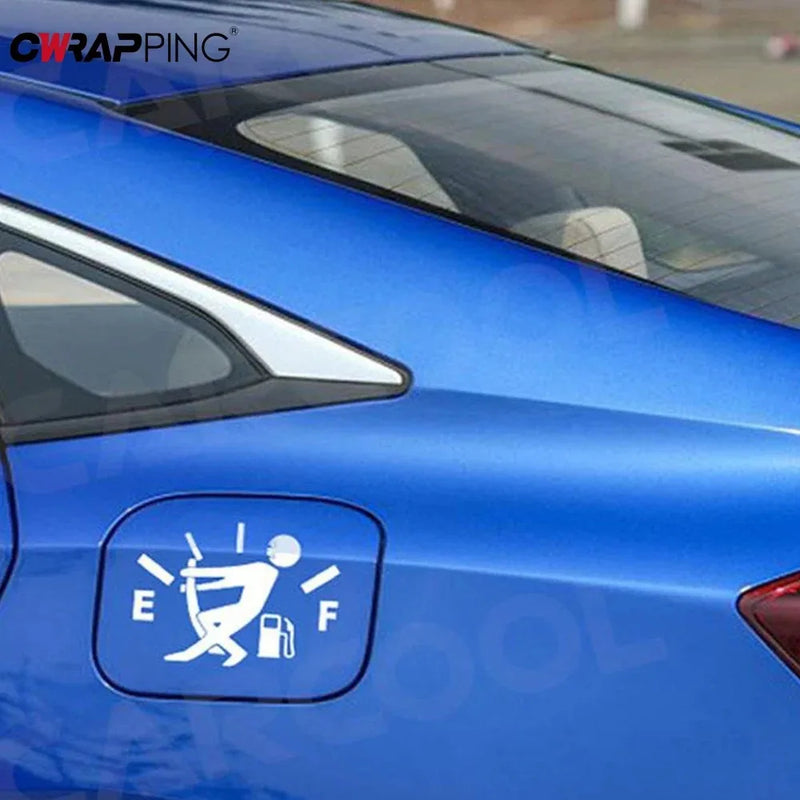 Car Fuel Tank Sticker Reflective Vinyl Funny Gas Gauge Decal