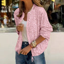 Women Sequin Jacket Long Sleeve Glitter Casual Elegant Cardigan