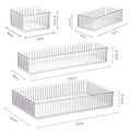 Transparent Storage Box Organizer Plastic Desk Drawer Jewelry Makeup Container