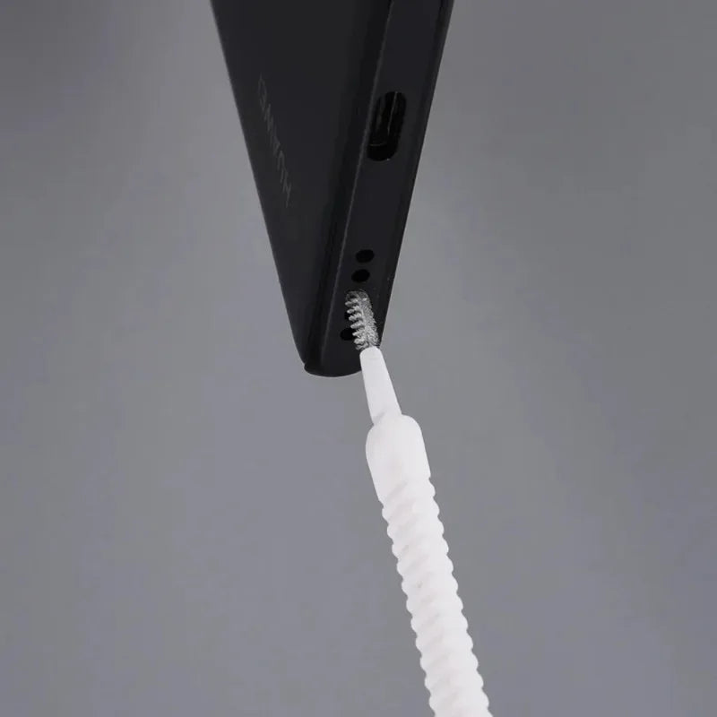 Charging Port Dust Plug With Cleaning Brush For IPhone Samsung Xiaomi