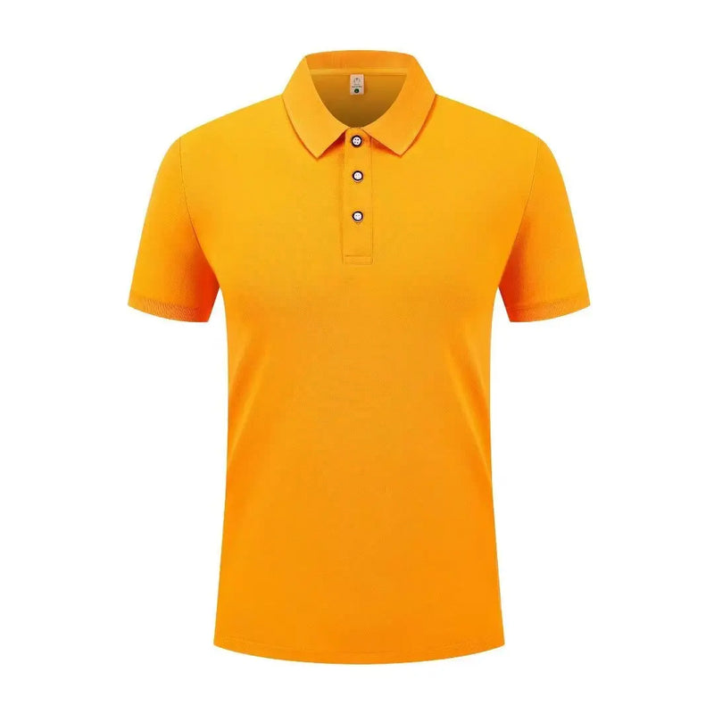 Men's Polo Shirt Short Sleeve Solid Color Lightweight Casual Top