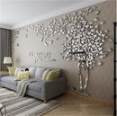 3D Mirror Tree Wall Sticker Acrylic Art Living Room Bedroom Decor