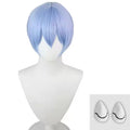 Asuka Langley Soryu Cosplay Wig With Hair Clips For Women