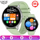 LIGE Smartwatch Bluetooth Call Fitness Heart Rate Monitor For Android IOS