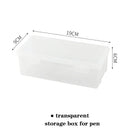 Plastic Organizer Box Clear Compartment Storage For Jewelry Tools