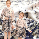 Brocade Jacquard Fabric Yarn Dyed Gradient Tulip Dress Trench Cloth