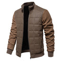 Men's Winter Jacket Thickened Long Sleeve Solid Color Hoodie