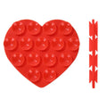 Heart-Shaped Silicone Suction Cup Bracket Strong Mobile Phone Holder