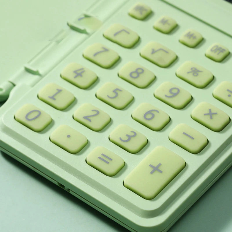 Mini Scientific Calculator Portable Small Flip Candy Color Student Tool