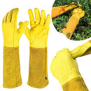 Rose Pruning Gloves Long Thorn Proof Leather Garden Gloves With Forearm Protection