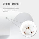 Black Cat Canvas Wall Art Moon Star Forest Cartoon Illustration