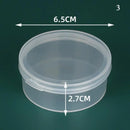 Mini Translucent Storage Box Rectangular Dustproof Jewelry Case Container