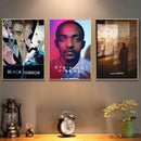 B-BLACK Mirror Wall Poster Self Adhesive For Bedroom Living Room