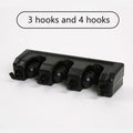 Wall Mounted Mop Holder 5 Position Broom Hanger Kitchen Storage Organizer
