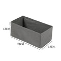 Fabric Underwear Storage Box Organizer For Socks Ties And Closet
