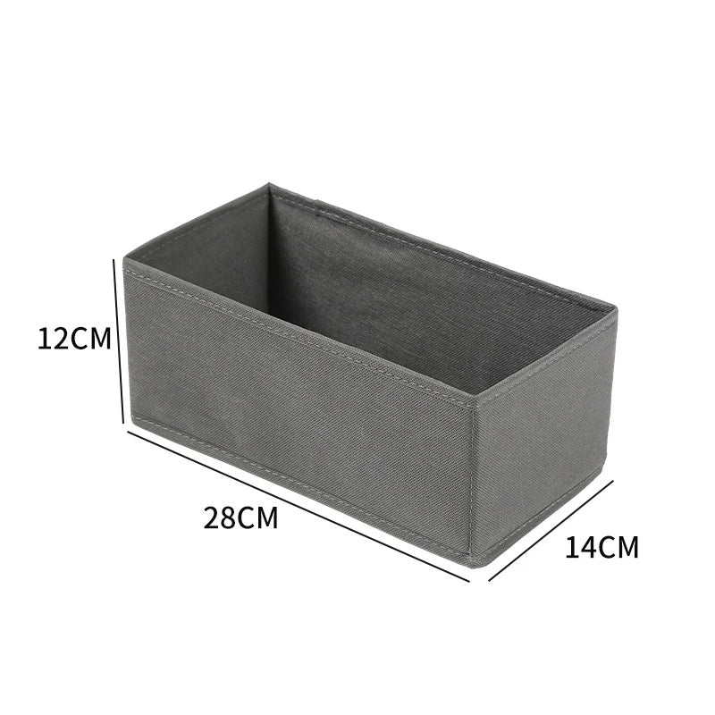 Fabric Underwear Storage Box Organizer For Socks Ties And Closet