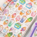 3D Embossed Stickers Cute Scrapbooking DIY Journaling Craft Supplies