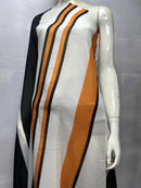 Silk Chiffon Fabric Soft Printed Tulle Lace For Sewing Dresses 3.5 Meters