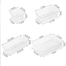 Transparent Storage Box Organizer Plastic Desk Drawer Jewelry Makeup Container