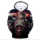 Overlord Albedo Hoodie Casual Oversized Sweatshirt For Men Women