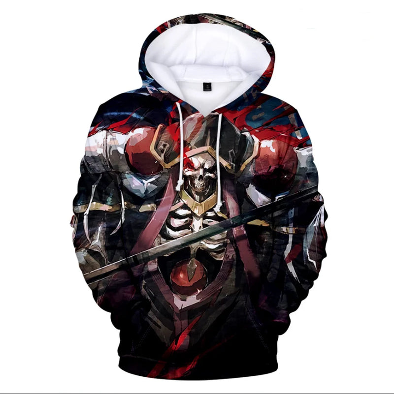 Overlord Albedo Hoodie Casual Oversized Sweatshirt For Men Women