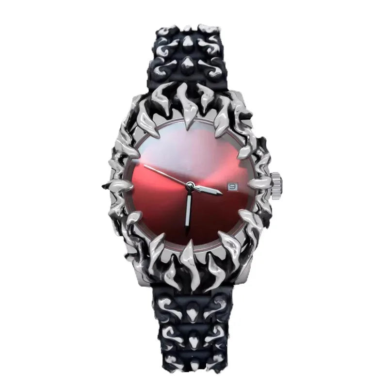 Retro Claw Watch European Style Alabaster Unique Shaped Timepiece