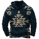 Vintage Ethnic Hoodie Oversized 3D Print Hooded Sweatshirt Unisex