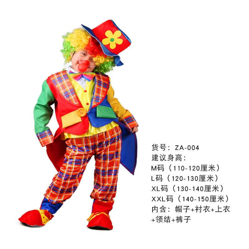 Funny Costumes For Kids Clown Role Play Suits For Boys Girls