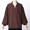 Mens Pirate Shirt Medieval Renaissance Costume Fluffy Sleeve Vintage Style