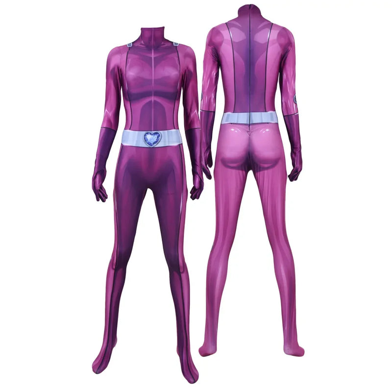 Totally Spies Cosplay Bodysuit Adults Kids Clover Samantha Costume