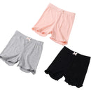 3 Pcs Girls Safety Pants Summer Shorts Cute Bow Underwear Set