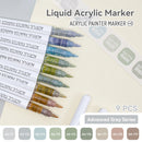 9pcs Acrylic Markers Set For Rock Painting Glass DIY Craft Supplies