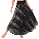 Boho Maxi Skirt Women Vintage Two Way Wear Beach Dress Skirt