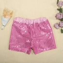 Toddler Birthday Shorts Sparkly Sequins Elastic Waist Party Pants