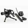 WWII Military Building Blocks Toy Soldier Figure With Machine Gun Mortar