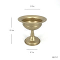Metal Vase Golden Decorative Flower Arrangement Sculpture Ornament
