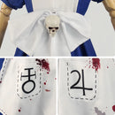 Alice Cosplay Costume Maid Apron Dress Halloween Party Outfit