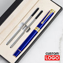 Luxury Metal Ballpoint Pen Set For School Business Office Writing