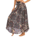 Boho Maxi Skirt Women Vintage Two Way Wear Beach Dress Skirt
