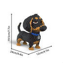 Yorkshire Terrier Building Blocks Model Educational Mini Dog Toy Gift