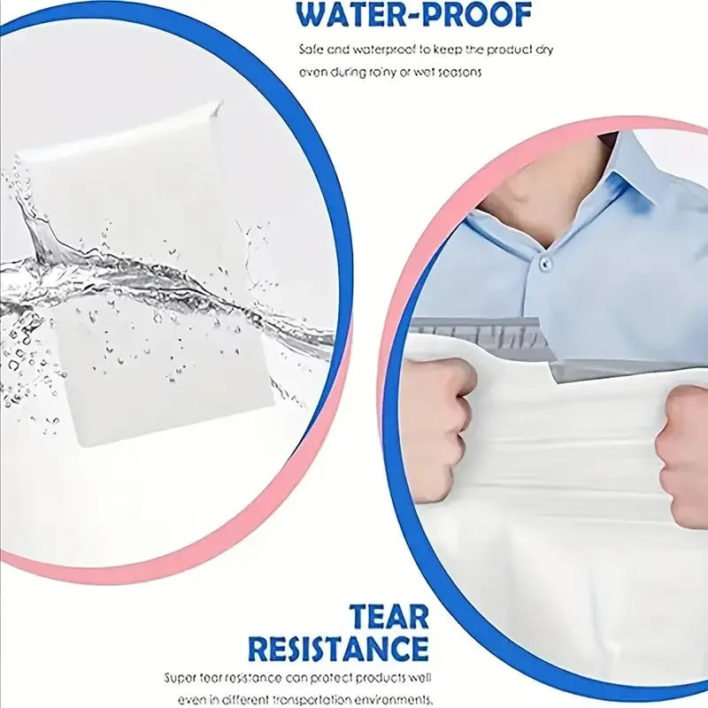 25x30cm Self Adhesive Shipping Bags White Mailing Envelope Storage