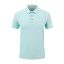 Men's Polo Shirt Short Sleeve Solid Color Lightweight Casual Top