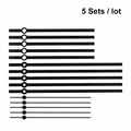 MCDFL Stylish Long Clock Hands Set Large Quartz Movement Arrows