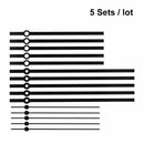 MCDFL Stylish Long Clock Hands Set Large Quartz Movement Arrows