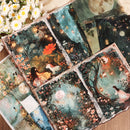 DIY Scrapbook Decoration Paper Set With Fantasy Forest Papers Stickers