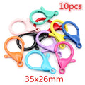 Colorful Mixed Alloy Jump Rings Lobster Clasp DIY Jewelry Making Supplies