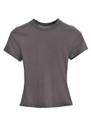 Women's Slim Fit Casual T Shirt Short Sleeve Solid Trendy Top