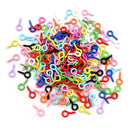 Colorful Mixed Alloy Jump Rings Lobster Clasp DIY Jewelry Making Supplies